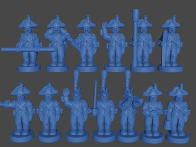 6-15mm French Foot Artillery Crew (1792-1805) NAP-FR-5