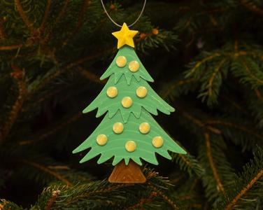 Multicolor Christmas Tree ornament