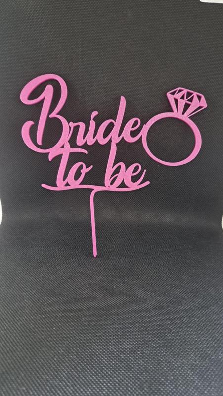 Bride to be topper