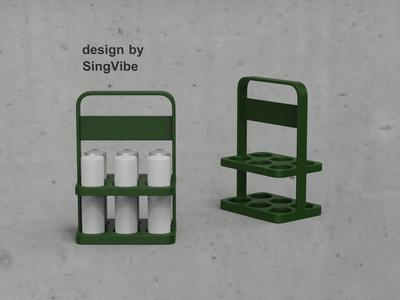 AA battery storage rack (beer storage rack)