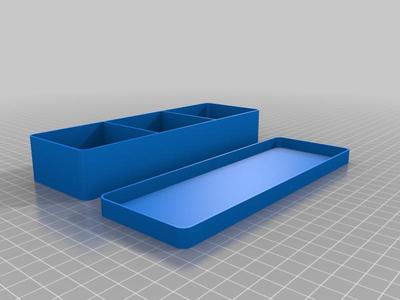 Box 3 spaces with cover