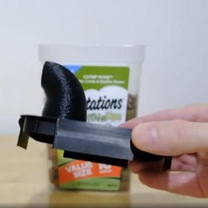 Cat treat lid replacement