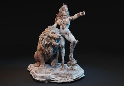 Chalistra the lion princess
