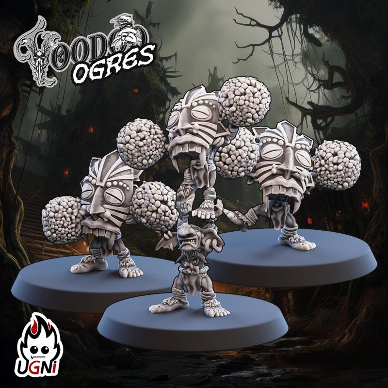 Cheerleader  Goblins x4 -  Voodoo Ogres  - Fantasy Football