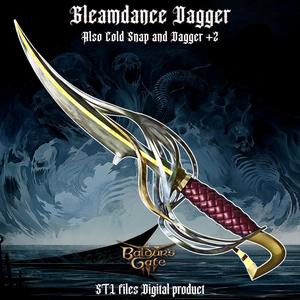 FANTASY GLEAMDANCE DAGGER/COLD SNAP/DAGGER +2 BALDURS GATE 3