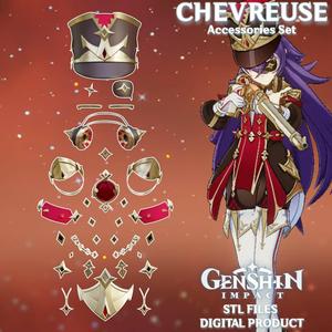 CHEVREUSE ACCESSORIES COSPLAY SET GENSHIN IMPACT