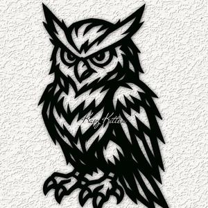 TRIBAL OWL wall art home decor
