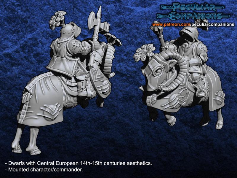 Breton Dwarfs - MountedCommander