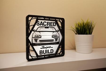 Mk4 Supra Artwork For Project Car Build, 3d Printed Home Or Office Decor 