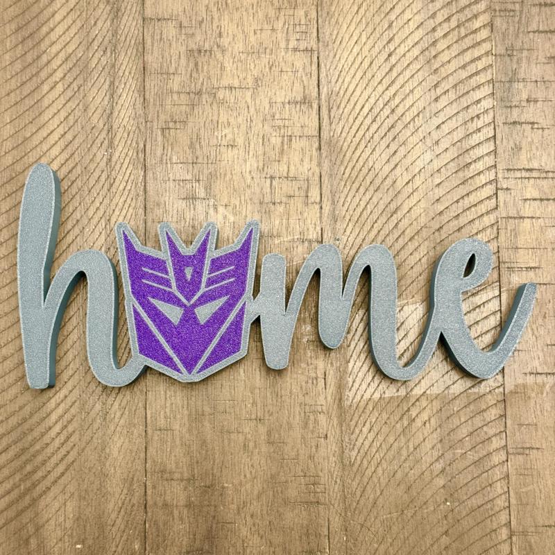 Decepti Home Sign