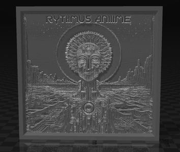 Rythmus Aniime Publica Xadamai's album cover litophane