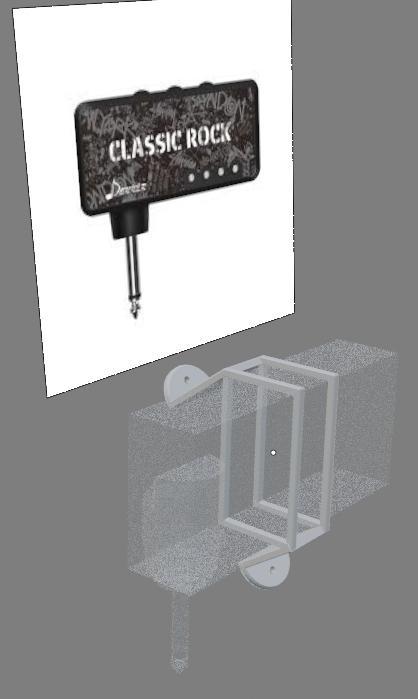 Guitar Mini Amp Simple Holder Mount Fixture Donner