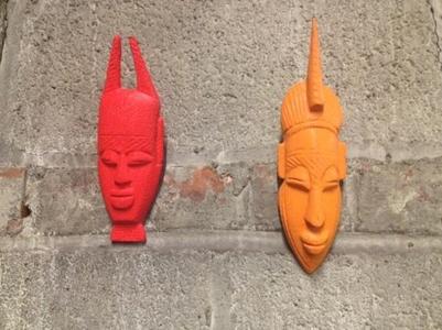 African Mask wall hanging set!