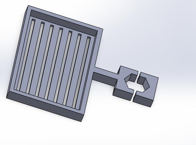 Multi-purpose box inside the shower cabin