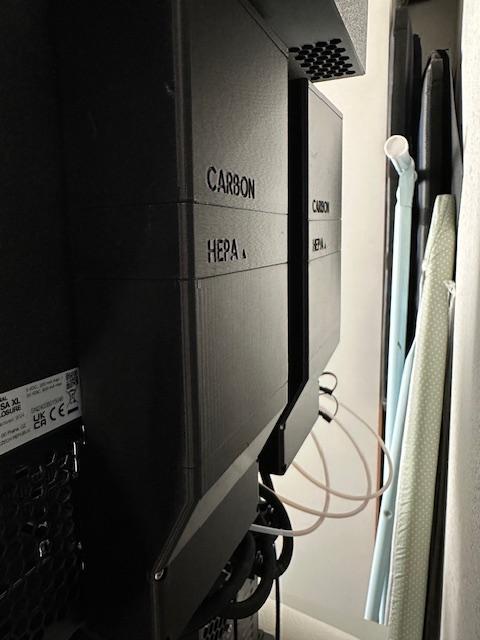 Bentobox v2.0 Carbon Filter Back Pack Mount for Prusa XL with XL Enclosure