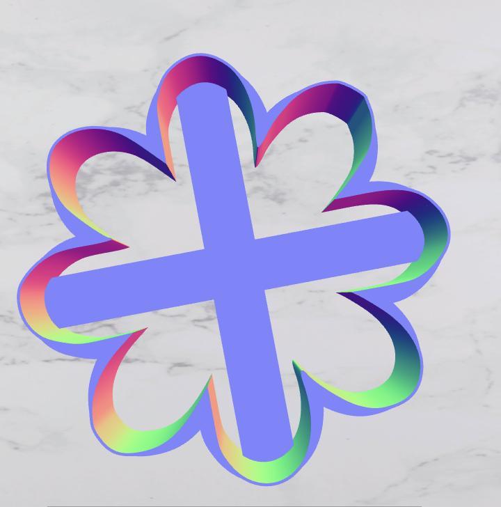 Flower cookie cutter