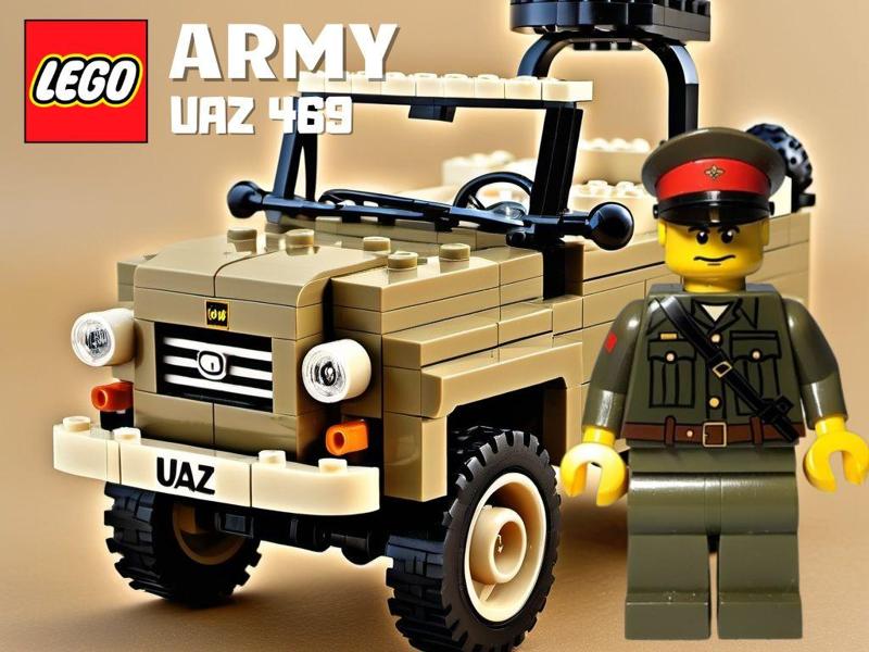 Lego Army UAZ 469