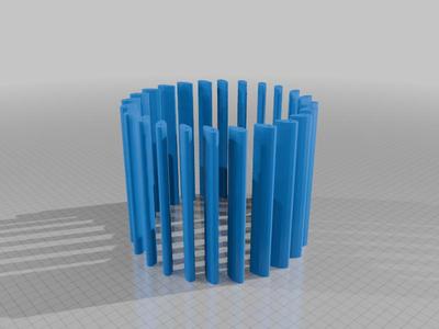 Stream line air foil 24 in a circle 