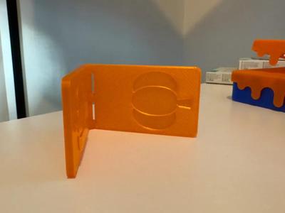 Pumpkin stamp print in place