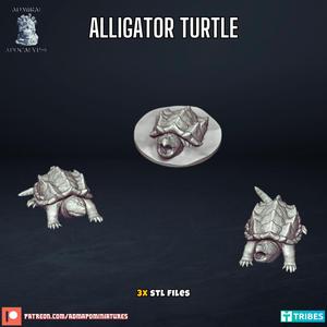 Alligator Turtle (Pre-supported)