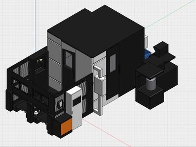 Automatisierte CNC Maschine