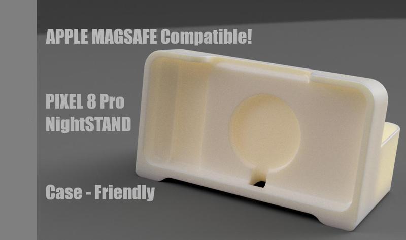 Pixel 8 PRO magsafe, case-friendly charging stand