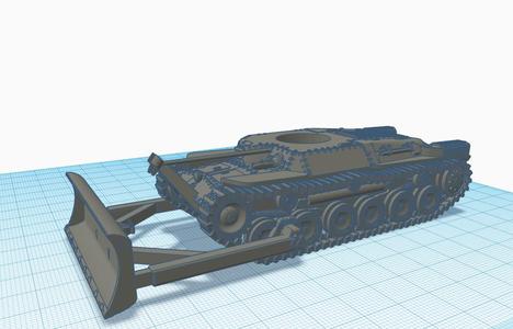 Type 97 Chi-Ha Shinhoto Bulldozer variant