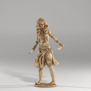 Cloud Giant Courtesan (2 poses) - 28mm Fantasy Female Miniature