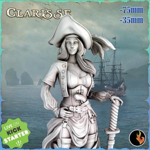 Clarisse - Pirate girls Vol 1 - 75mm + 35mm Scale