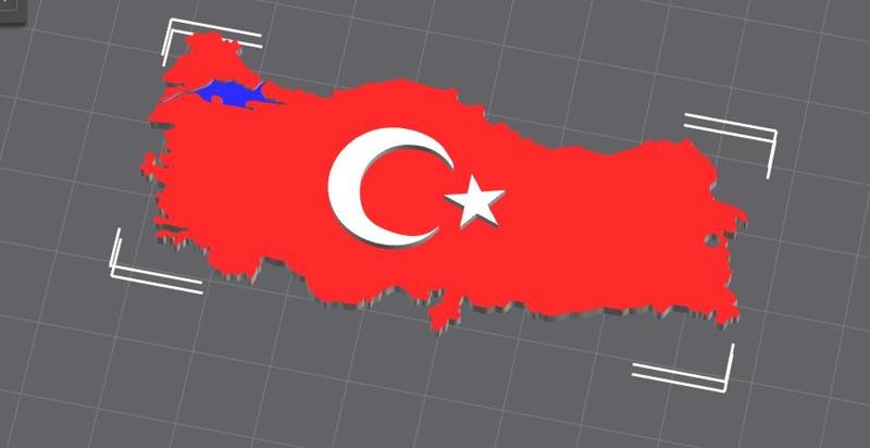 TÜRKİYE HARİTASI ANAHTARLIK