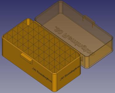 .30 Remington, Spring Latch, PIP Hinge Modular Ammo Box