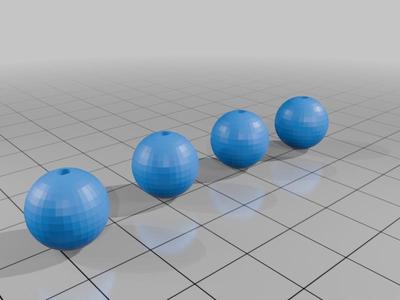 Round Beads  14mm with 2 mm hole