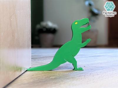 DOOR STOPPER DINO  | For Dino Lovers and Kids in T-Rex Style | 3D-Printable STL