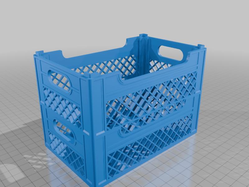 Double Stacked Tall Stacking Crates