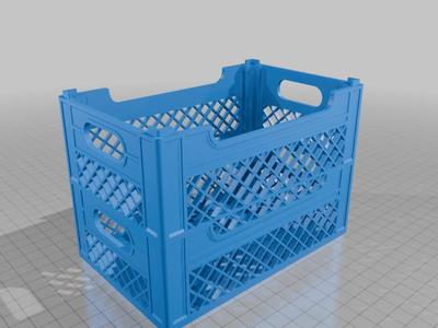 Double Stacked Tall Stacking Crates