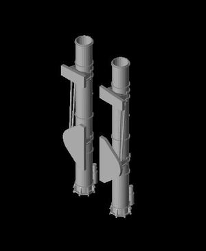 1/35 Scale Mk 18 PT Boat Torpedo Tubes.stl