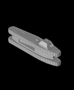 1/48 Scale  Mark VIII International Tank.stl