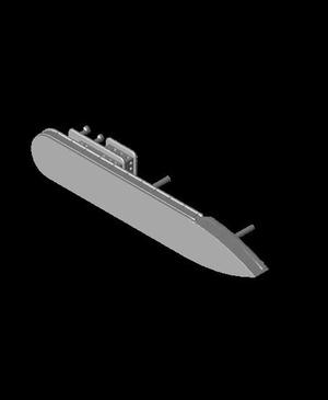 700 Scale USN YO-30 Steel-hulled Fuel Oil Barge.stl