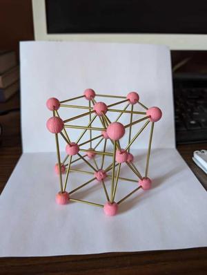 Hexagonal close packed unit cell