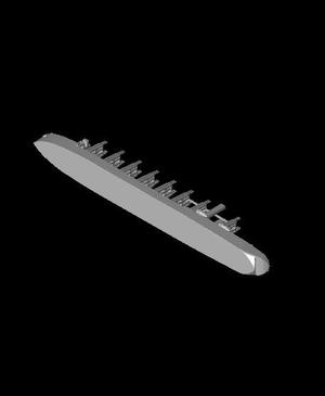 2400 Scale USS AC-3 USS Jupiter 1913 Collier.stl