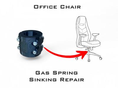 Office Chair Gas Spring Sinking Fix