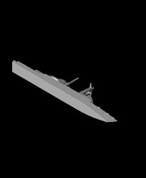 1/1250 Scale HMS Type 21 Frigate .stl