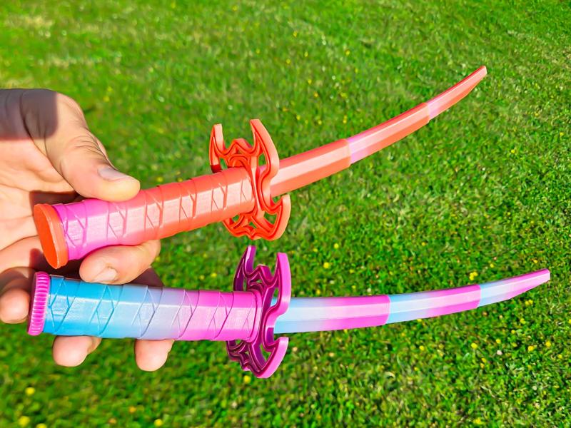 Fire Katana 42g (Print in place)