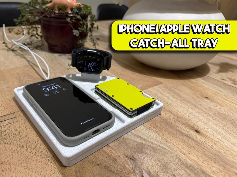 A1 MINI - iPhone and Apple Watch Tray with MagSafe