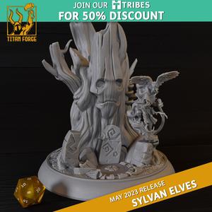 Sylvan Elves Diorama
