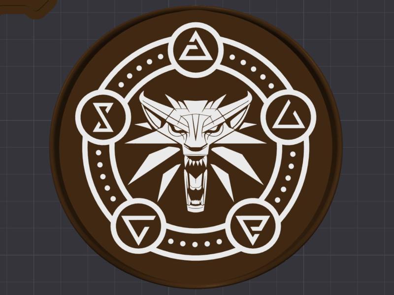 Witcher coaster holder for 7