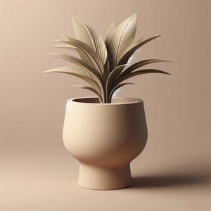 Egg cup shaped planter