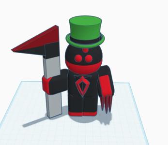 Demon with hat   