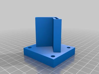 3/4" mount for angle bar