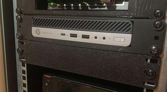 10-inch rack blank